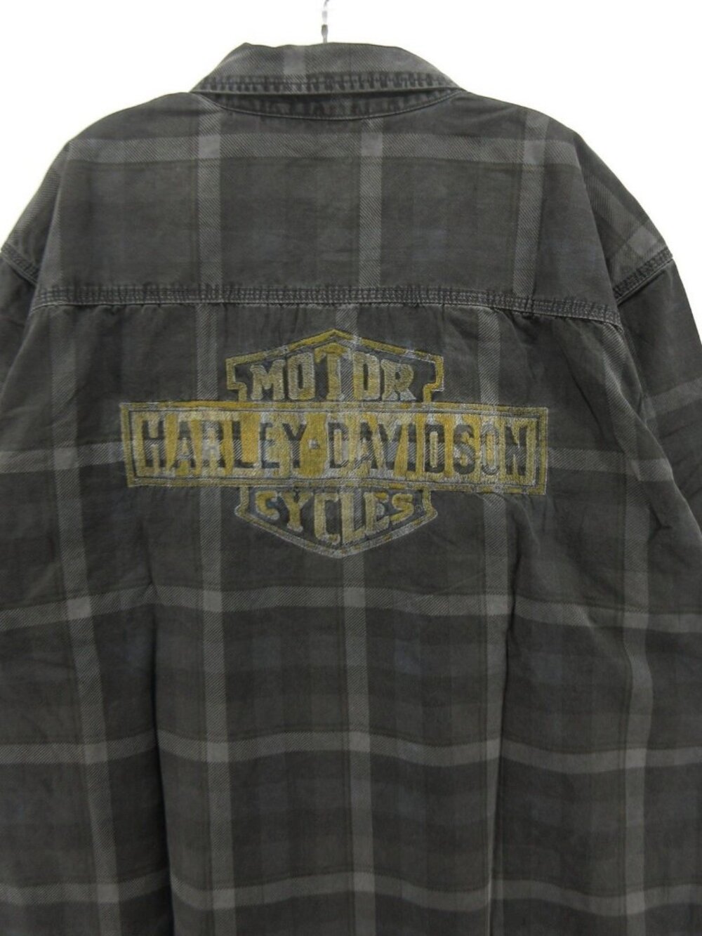 Harley Davidson Shirt XXXL Button Down Plaid Slim Fit Moto Heritage NEW - Picture 11 of 15